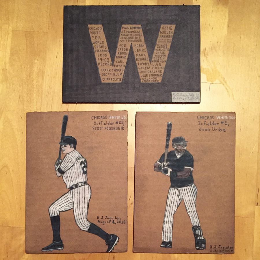 Got some great 2005 WS Champion White Sox art by R