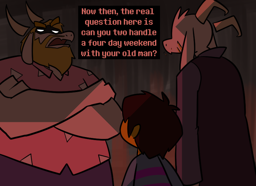 you’re Asgore. 