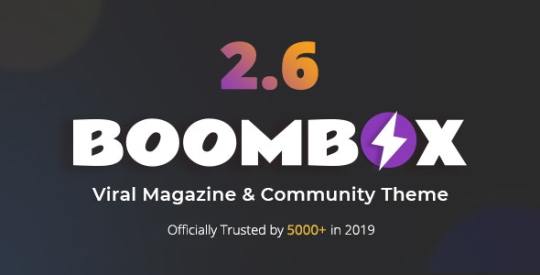 BoomBox - Viral Magazine WordPress Theme v2.6.0.1 Nulled