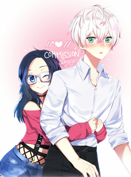 aionyan:@super-zucchini & Saeran Commission♥~Please do not...