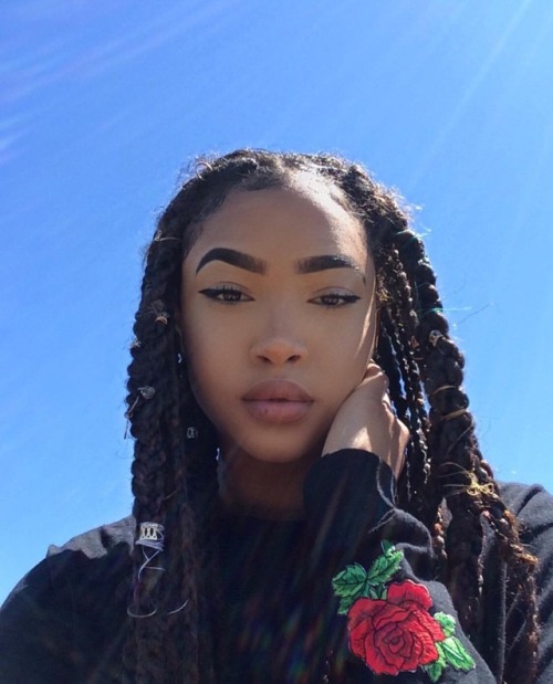 queenfaithmarie:I miss my braids I can’t wait to get them again.