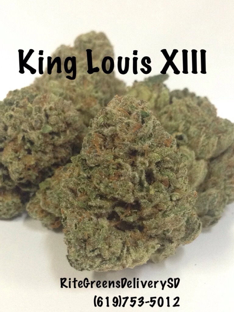Rite Greens Delivery — King Louis XIII is of the OG Kush lineage and...