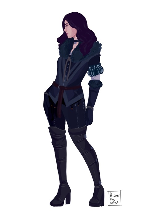 atanertheartist:Yennefer doodle ;) My fav character from the...