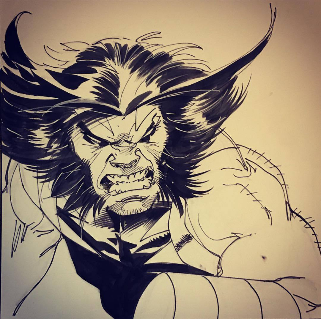 Adam Kubert Fanexpo Fan Experience Sketch Numero Six - 