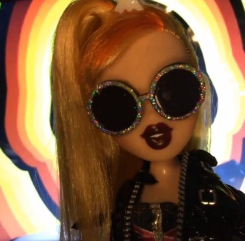 bratz doll with sunglasses