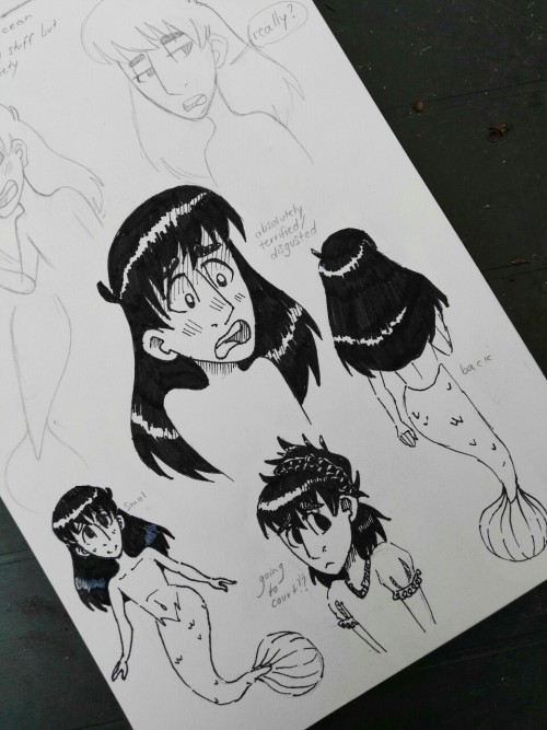 inkieblu:Sneak peek at some of the large project stuff I’m...