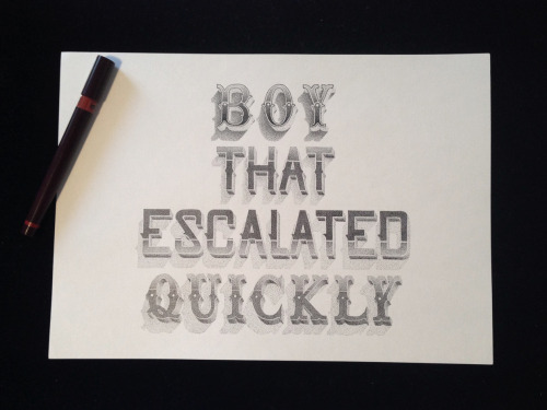 From sketch to final typography made out of 0.01mm dots by...