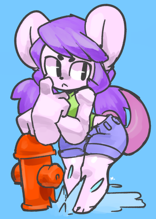 anthro cute mouse girl