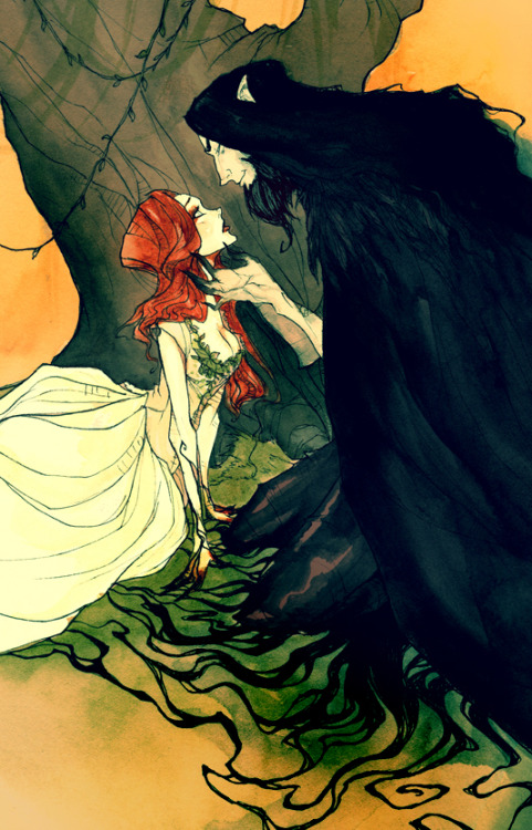 thevagabondthoughts:madmothmiko:Persephone & Hades by ...