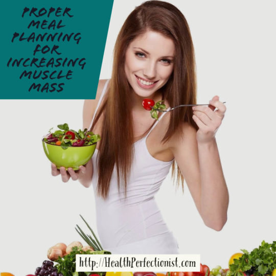 Proper meal planning for increasing muscle mass