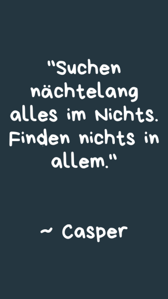 Casper Zitate Tumblr
