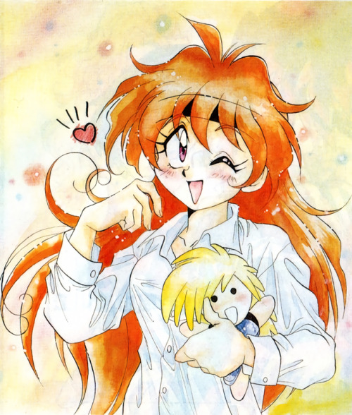 animarchive:Newtype (07/1995) - Lina Inverse from Slayers...