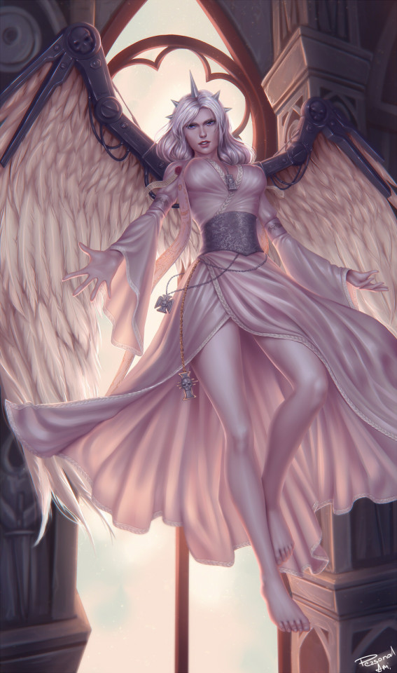 Beautiful angel girl Inquisitor Zayel: Warhammer... (02 Oct 2017