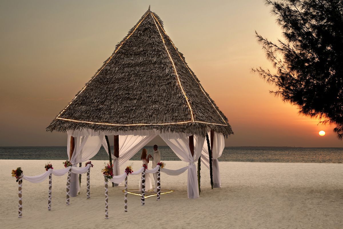 Gold Zanzibar Beach House Spa Tanzania Nestled