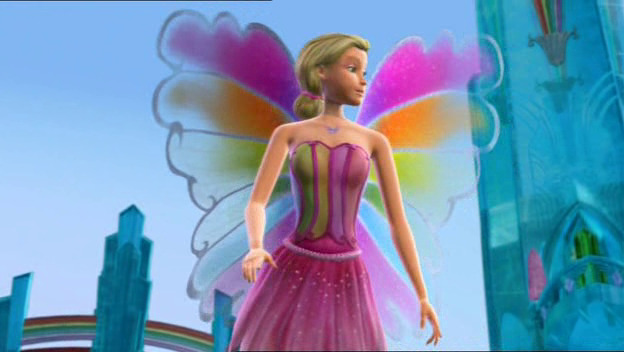 barbie rainbow wings