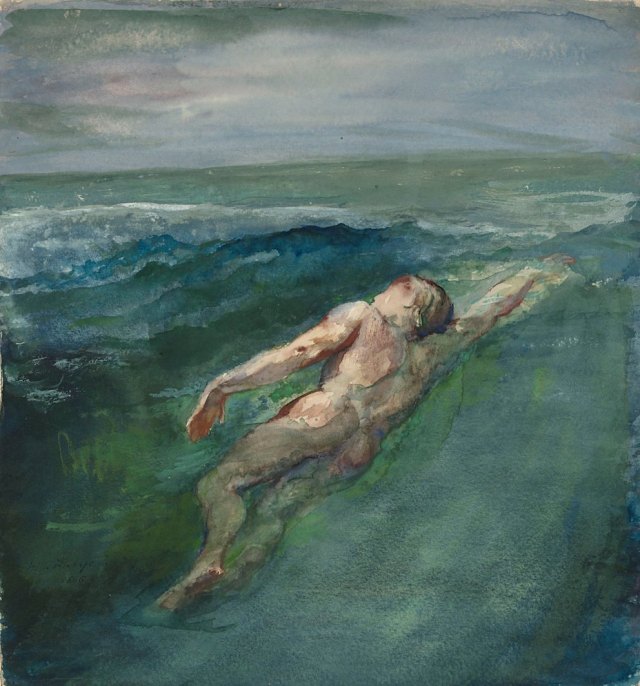 Distractio Infinita Lefildelhorizon John La Farge Swimmer