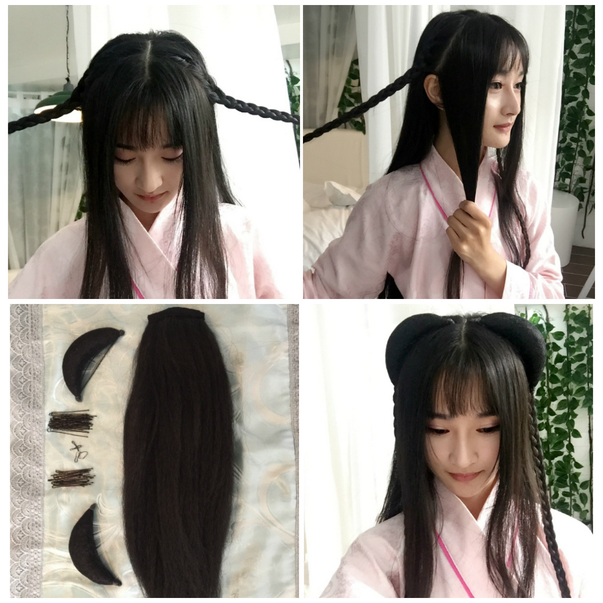 汉服 漢服 Han Fu Styles Ziseviolet Hairstyle Tutorial For