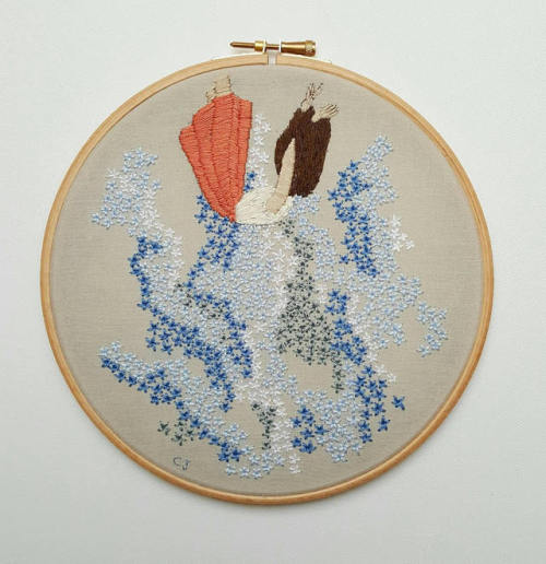 sosuperawesome:Embroidery Art by Chloe-Jo McGinty on Etsy