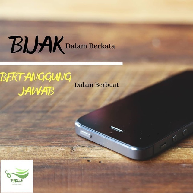  Kata  PARadi  BIJAK  Dalam  Berkata BERTANGGUNG JAWAB  Dalam  