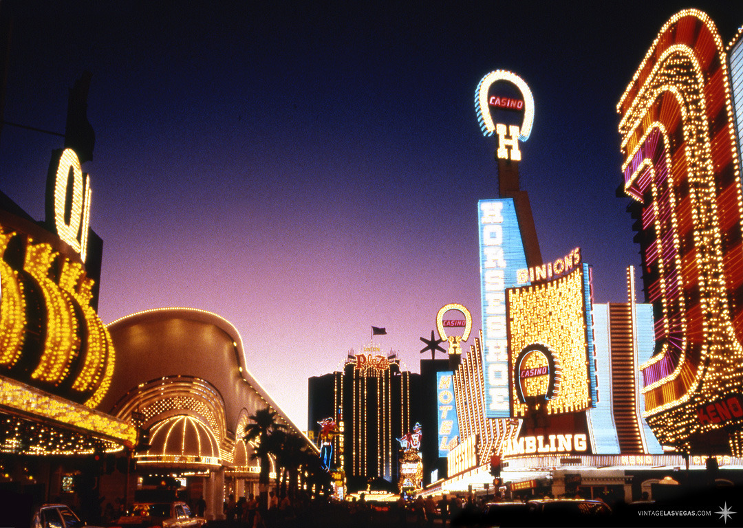 Vintage Las Vegas — Fremont St, Las Vegas, C. 1985-1988 The Mint Sign