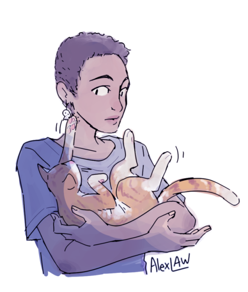 boy with cattwitter