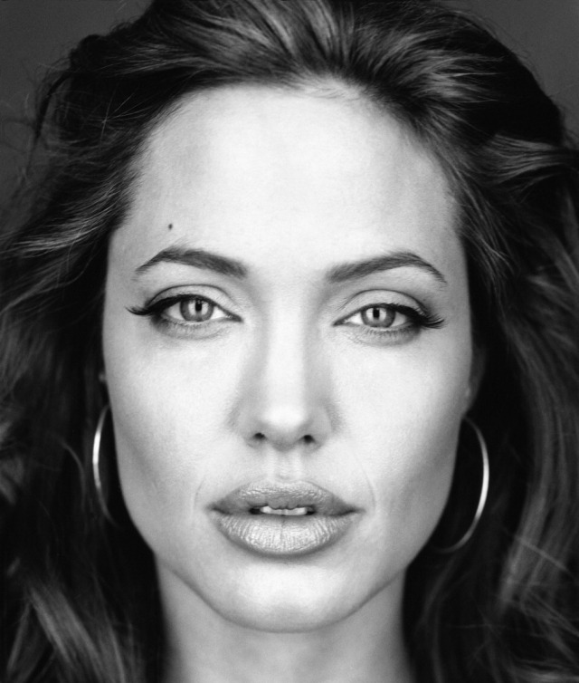 “Close Up” by Martin Schoeller - Angelina Jolie