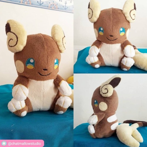 Alola Raichu with my pattern♥️ by @chatmallowstudio with...