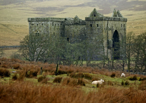 pagewoman:Hermitage Castle, Newcastleton, Scottish Borders.by...