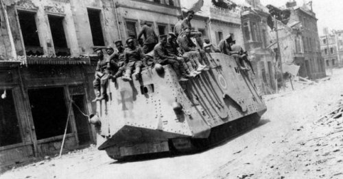 warhistoryonline:French And British Tanks Changed The Face Of...