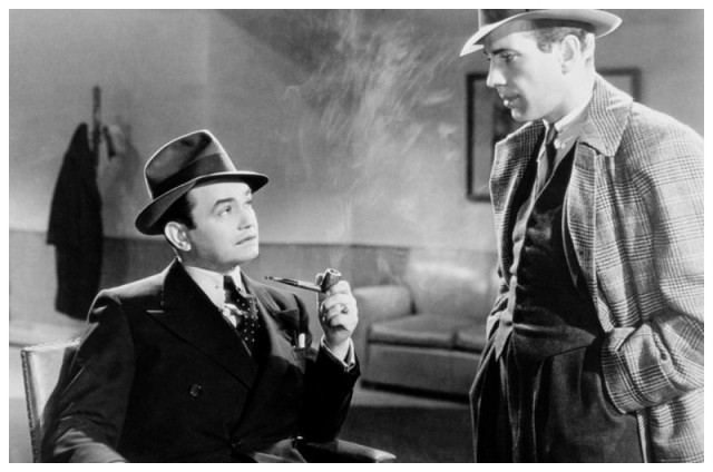 heroesandlegacies — Edward G. Robinson and Humphrey Bogart in “Bullets...