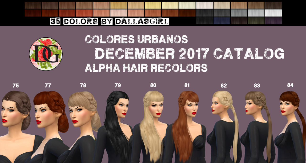 Sims 4 Hair Recolor Demontaras 7738