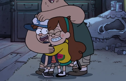 gravityfallsrockz:Pines Twins + Hugs 