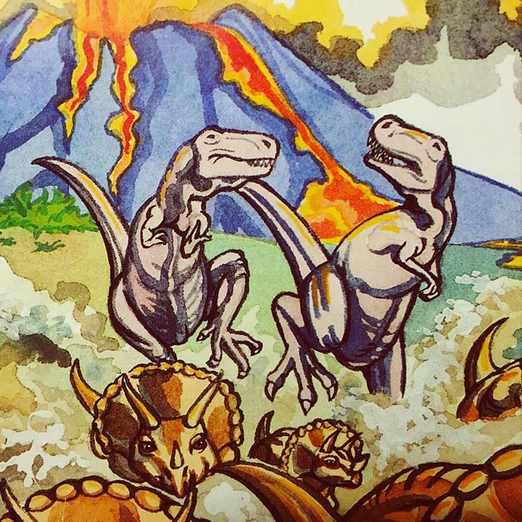 lava dinosaurs