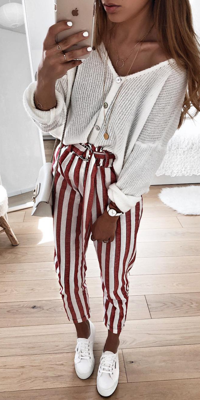 60+ Amazing Spring Outfit Ideas to Feel In Love With - famous fashion designers, celebrity couples, #Photooftheday, #Perfect , OOTD |Anzeige| Marken hab ich euch alle markiert...Oberteil und Hose sind beide von seamlessfashion Ich sage es nochmal , weil es geht ja nur jeweils eine Markierung Code ist noch bis Sonntag g, stripes , outfit , outfitinspo , dailylook , dailyoutfit , fashionblogger_de , fashionblogger 