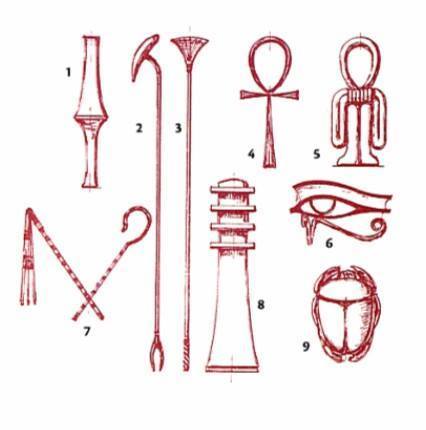 Ancient kemetian/Egyptian Scepters and Symbols... - The Light of the Center