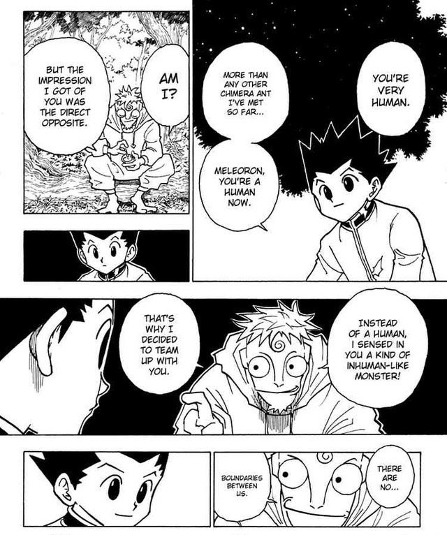 Hunter x Hunter Thoughts — Meleoron and Gon find common ground