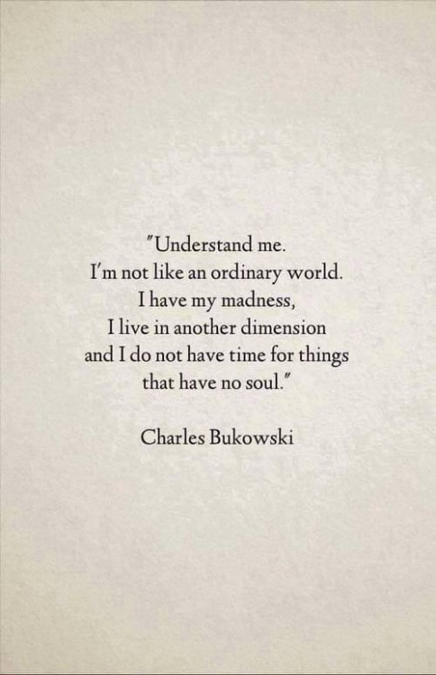 charles bukowski quote on Tumblr