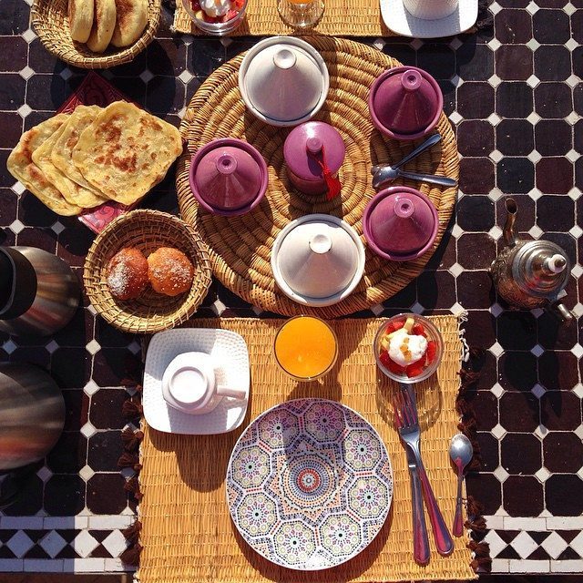 Morocco — Moroccan Delicious Breakfast.