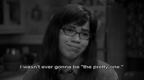 ugly ugly friend blck and white quote film TV show