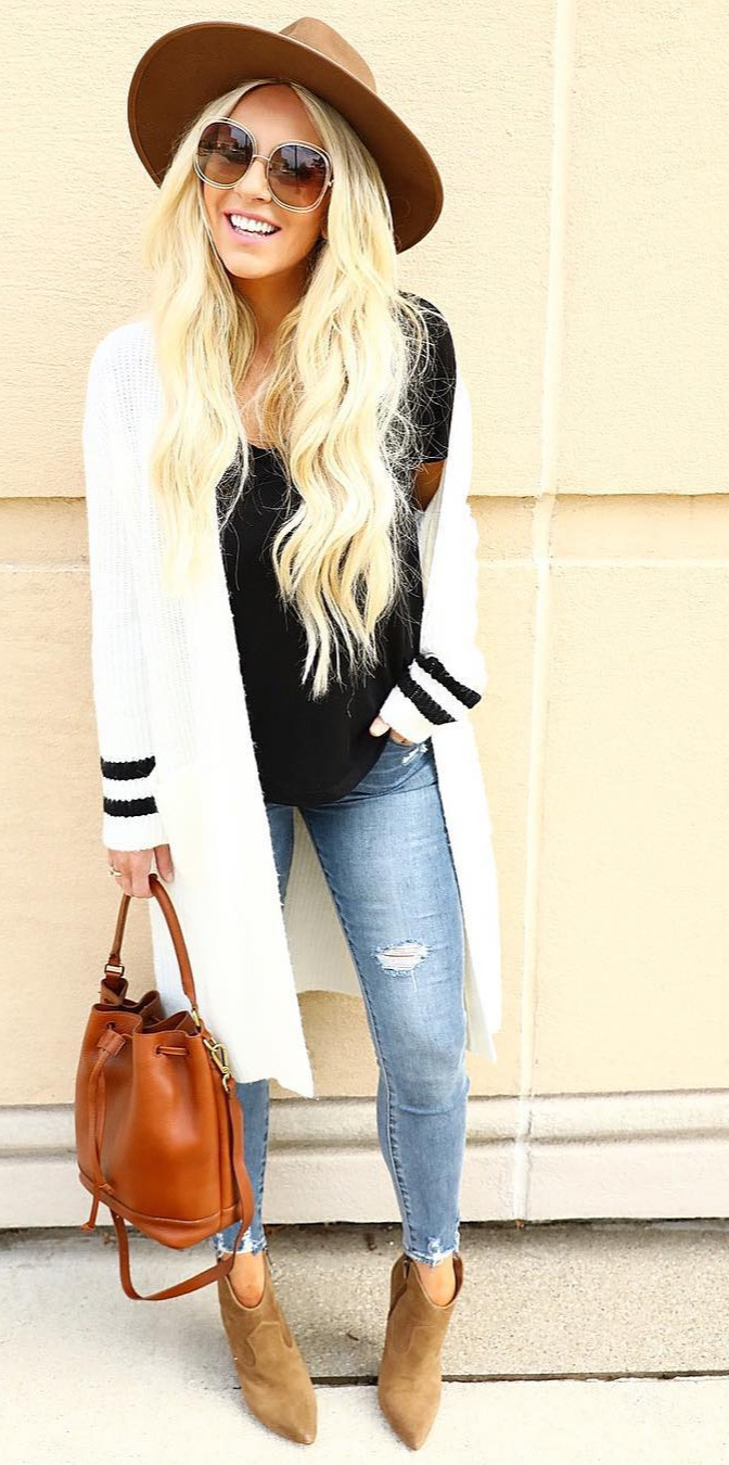 50+ Cozy Outfit Ideas You Need - #Beauty, #Pretty, #Picoftheday, #Best, #Streetstyle This is the last week of the , NSALE!!! Dont miss the opportunity to get all these amazing Fall staple pieces at such a great deal Almost my whole look is from the sale and still in stock in most sizes! (My cardi comes in many color options and is one of my favorite purchases.. Iin a medium for referenceShop my exact look by following me on the Liketoknowit App OR use the link in my bio:  