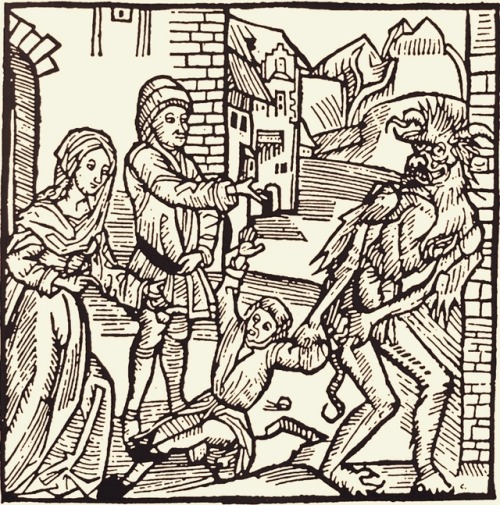 signorformica:A demon carrying off a child promised to...