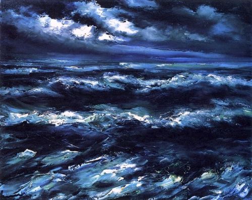 nobrashfestivity:, Maurice de Vlaminck, The Sea,  1908