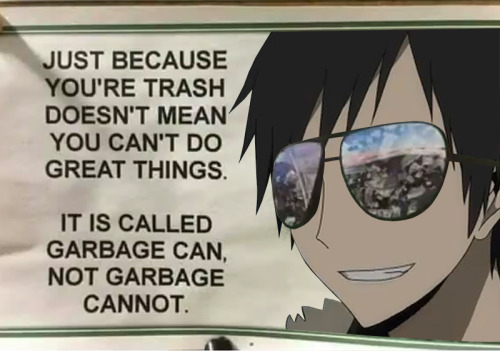 demytasse:Izaya is inspiration to us all.