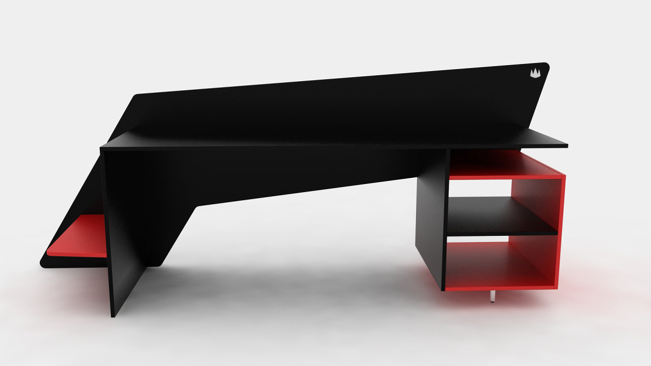 Prospec Designs A Custom Made Desk For Triple 22 Monitors For