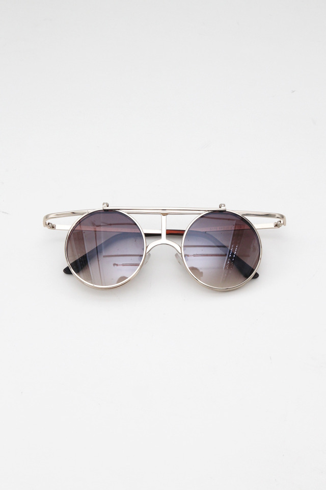 - Retro Flip-up Sunglasses Gold by THE WHITEPEPPER ...