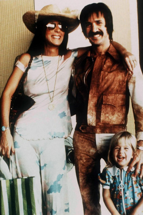 Sonny And Cher With Their Daughter Chastity Early Eclectic Vibes