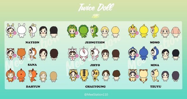 twice plush dolls