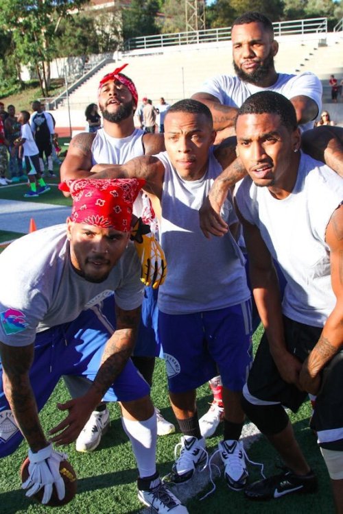 thecocoacumslut:I would let Chris, bow, Trey, and Game all run...