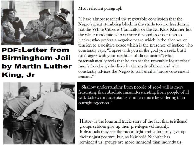 letter from birmingham jail by martin luther king jr