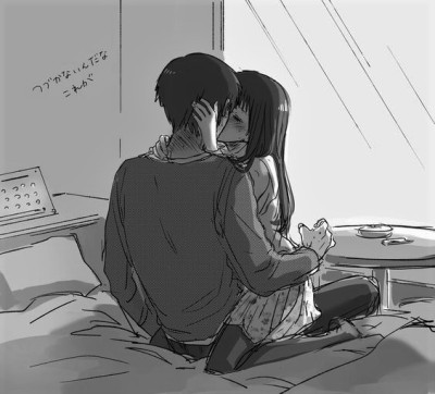Anime Couple Bed Tumblr